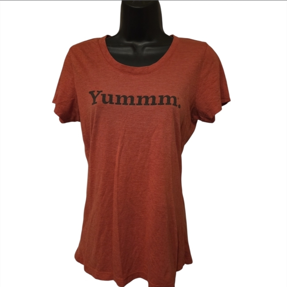 Bella Edge Red 'Yummm.' Tee Graphic T-Shirt XL EUC
